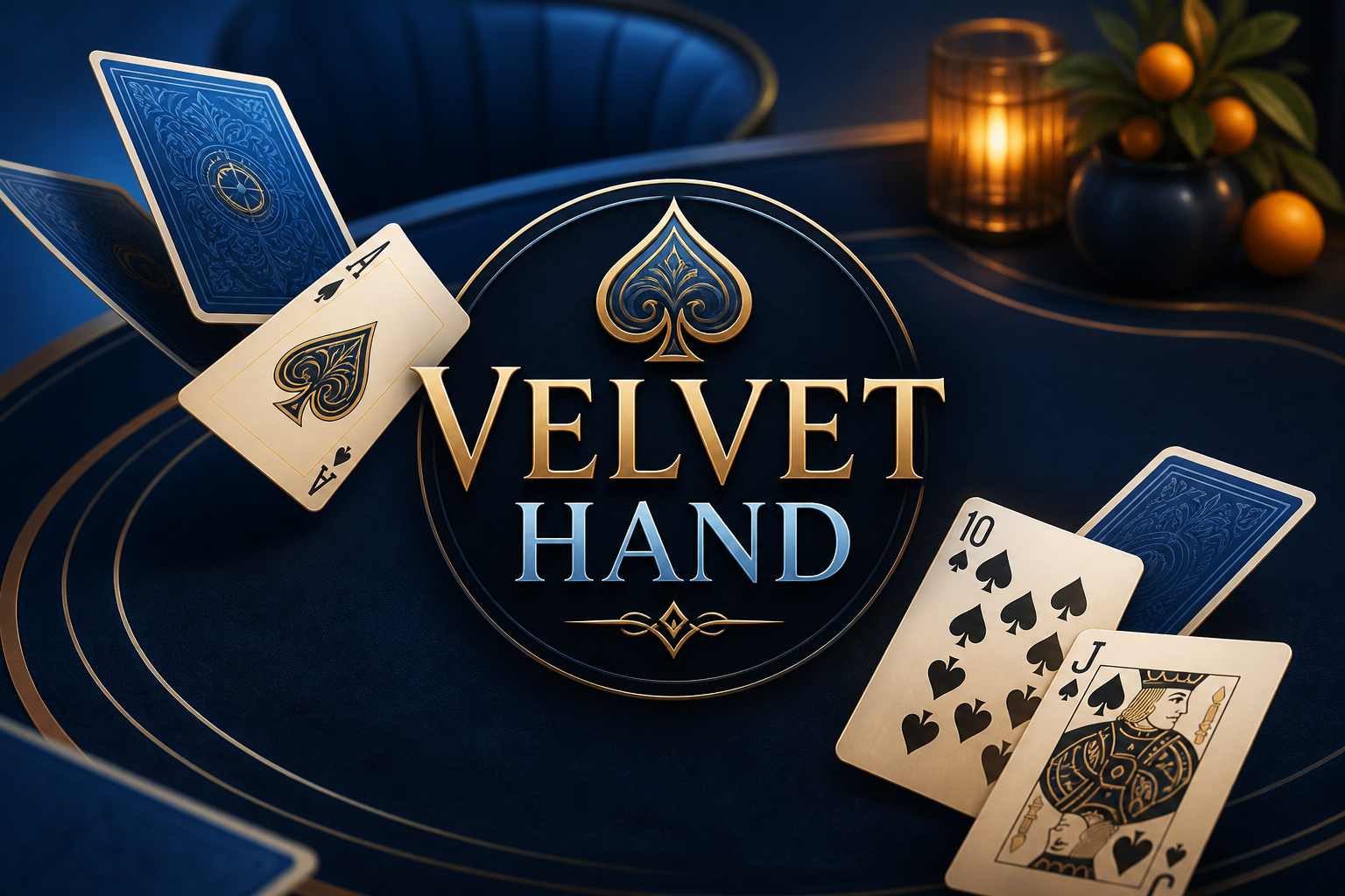 Velvet Hand social card table suite